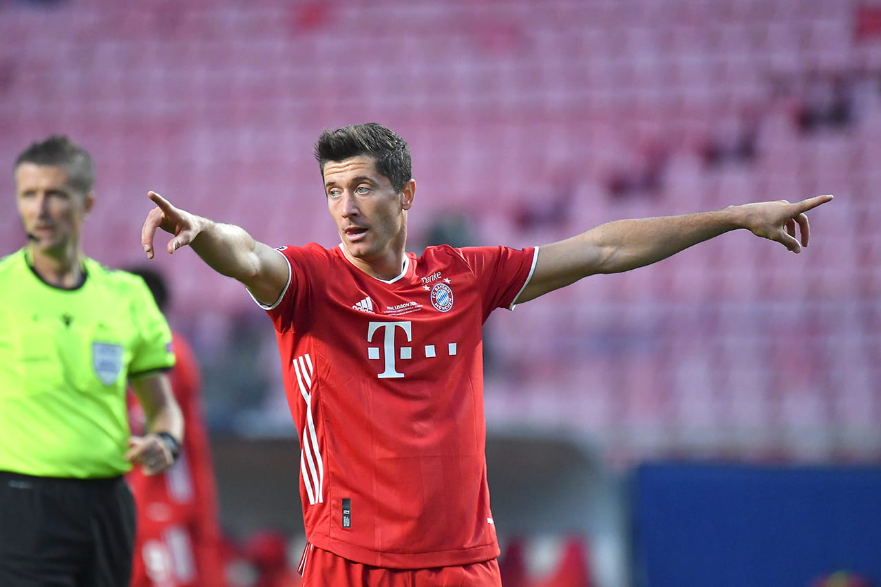 Spreadex sports spread betting football Champions League Robert Lewandowski Bayern Munich 2020/21