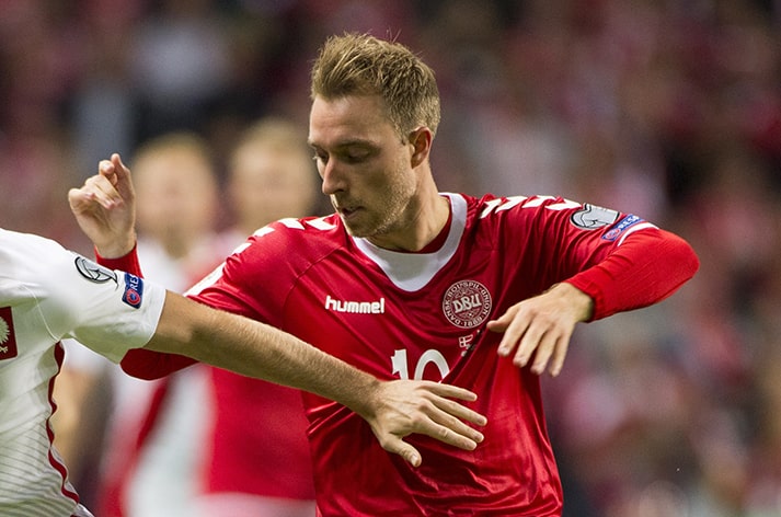 Spreadex sports spread betting international Christian Eriksen Denmark