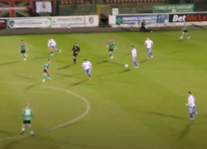 Spreadex Sports Spread Betting Josh Carson Coleraine Glentoran Irish Premiership